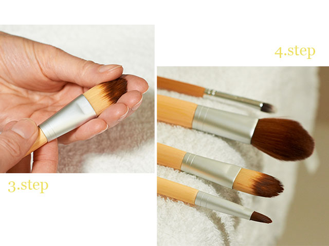 How to: Clean your make-up brushes | green make-up