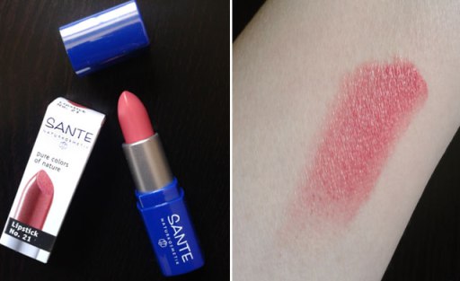 New Sante lipstick n.21 coral pink