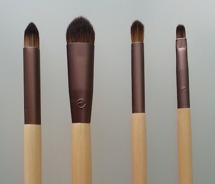 4 EcoTools brushes from the set